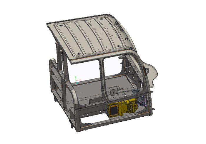  铰链式卡车空调HYH005